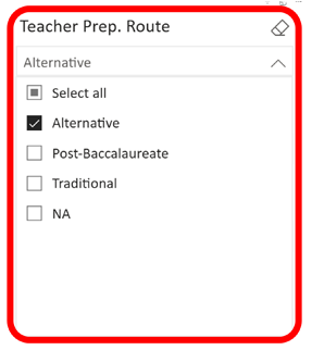 Retention Filter Selection