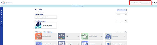 Accessing the Dashboard Confirm District