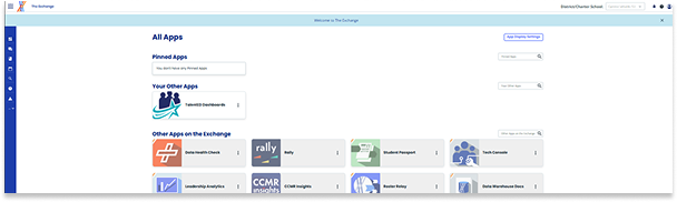 Accessing the TalentEd Dashboard - Pinned Apps