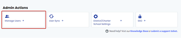 Accessing the Dashboard Manage Users